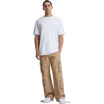 Tricou din bumbac cu model uni