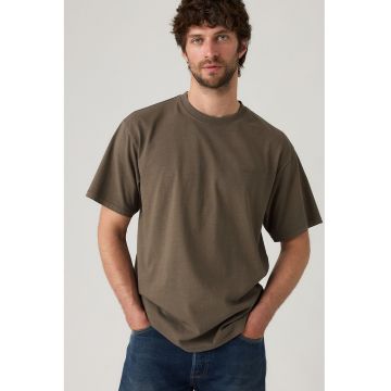 Tricou lejer din bumbac Red Tab™ - Maro inchis