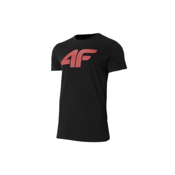 Tricou negru bumbac  barbati - Negru