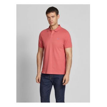 Tricou polo barbati - din 100% bumbac - cu logo - Roz