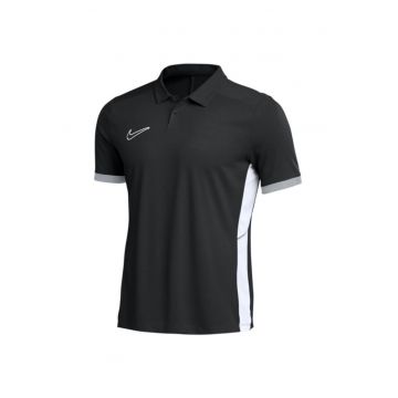 Tricou polo  Dri-Fit Academy 25 SS - poliester - Alb/Negru