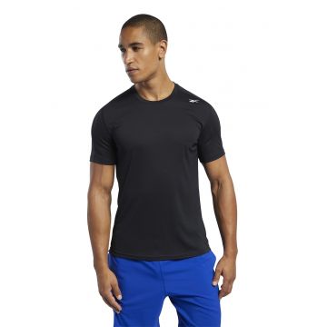 Tricou slim fit pentru antrenament Wor - Negru