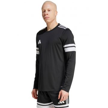 Tricou sportiv barbatesc  Squadra 25 - maneca lunga - negru - poliester reciclat - set 2XL -