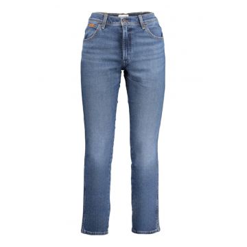 Blugi barbati Larston - cu talie medie si croiala Slim fit - Albastru - Albastru