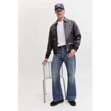 Blugi cu croiala ampla Itoby Original AKM 918 - Albastru melange