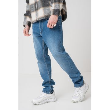 Blugi cu croiala dreapta Washington - Albastru melange