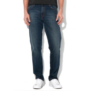 Blugi drepti cu aspect decolorat Texas - Albastru