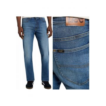 Blugi drepti  X Straight - talie elastică - albastru - L30 - Albastru