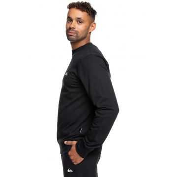 Bluza de trening cu decolteu la baza gatului Basic - Negru