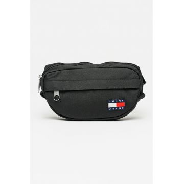 Borseta cu logo Essential - Negru