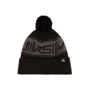 Caciula cu ciucure Summit - Negru/Grej