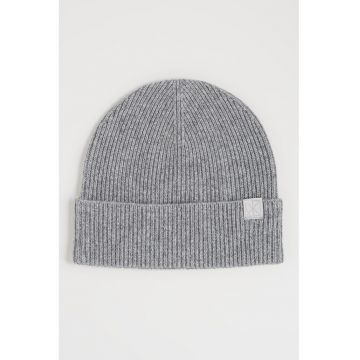 Caciula de casmir Emblem - Gri inchis