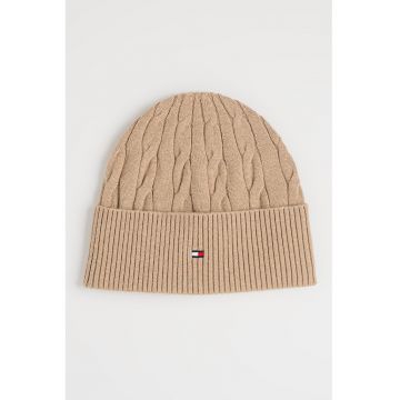 Caciula din amestec de lana Flag - Kaki