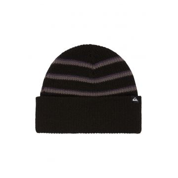 Caciula Split - Negru/Maro nisip