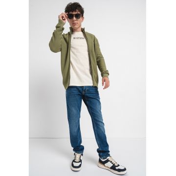 Cardigan cu guler medium - Verde deschis