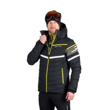 Geaca cu gluga pentru ski Yarognev - Negru/Galben