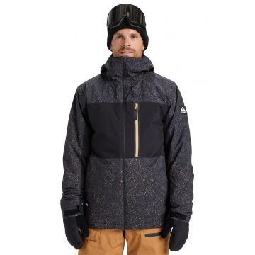 Geaca cu imprimeu pentru ski Sycamore - Negru/Bej/Bleumarin