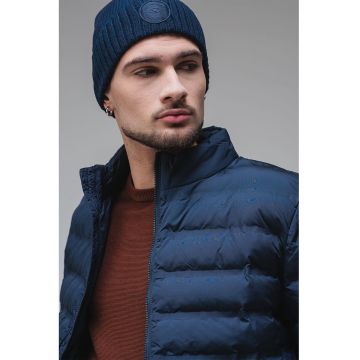 Geaca matlasata Creston - Bleumarin