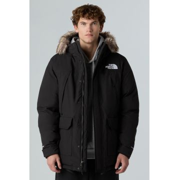 Geaca parka cu gluga - Negru