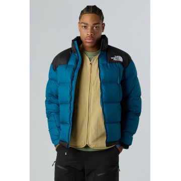 Geaca scurta cu umplutura de puf Lhotse - Negru/Albastru