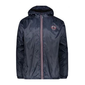 Jacheta barbati  neagra - poliester - cu gluga - captusita - cu - Negru