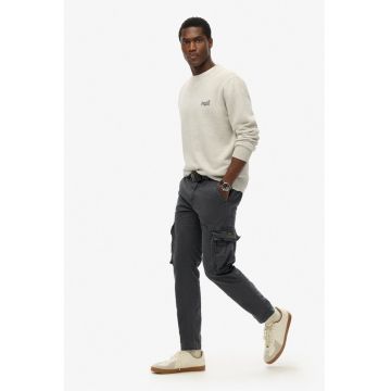 Pantaloni cargo cu talie medie - Gri antracit