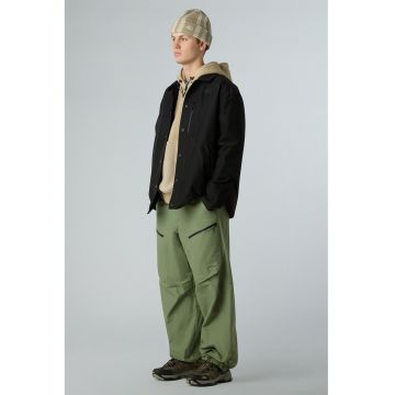 Pantaloni relaxed fit cu buzunare - Verde pal