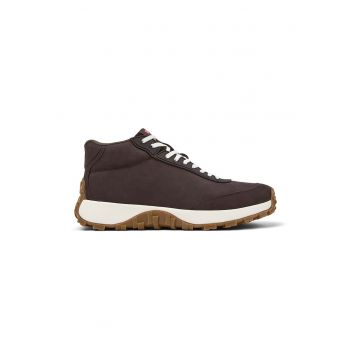 Pantofi sport de piele cu sireturi - Maro cognac