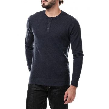 Pulover barbati N Life Kuro -  Viscoza/Poliester - Bleumarin - Bleumarin