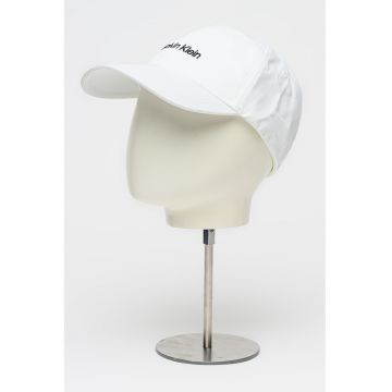 Sapca baseball cu logo brodat - Alb optic