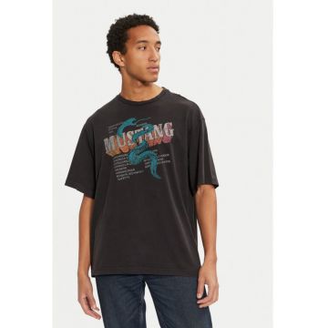 Tricou barbati -  304464928 - Bumbac - Negru - Negru