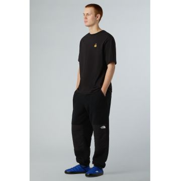 Tricou lejer din bumbac Icon Mountain - Negru