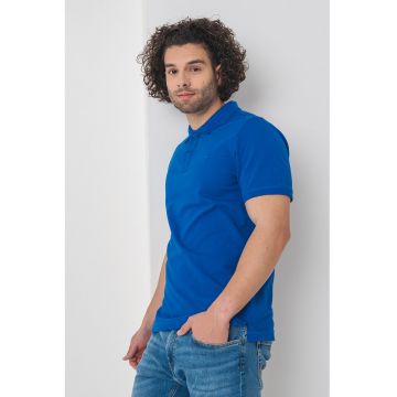 Tricou polo de bumbac - Albastru royal