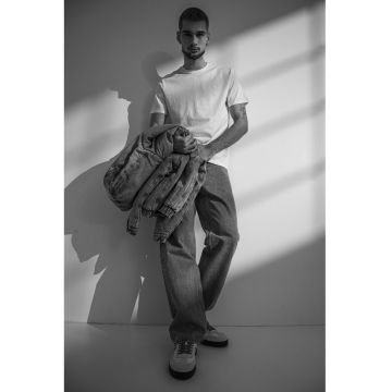 Blugi cu croiala ampla - Albastru deschis