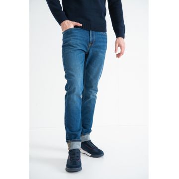 Blugi regular fit - Albastru inchis