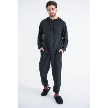 Bluza de pijama din lana - Gri antracit