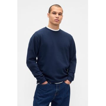 Bluza regular fit texturata - Albastru ultramarin