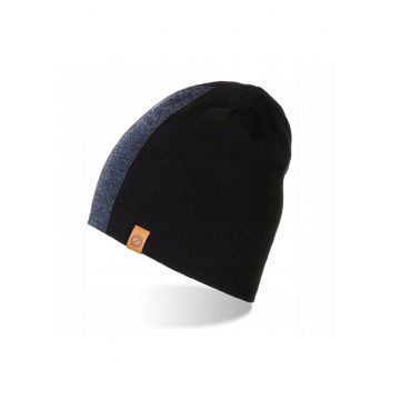 Caciula barbati - Brodrene - Acril - 56-60 cm - Negru/Albastru