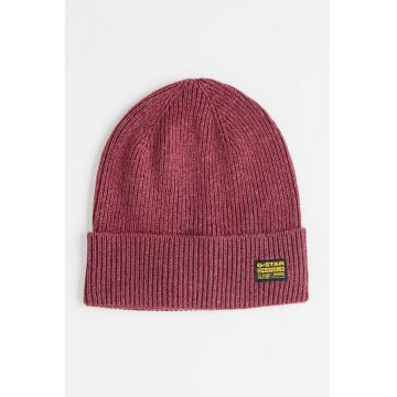 Caciula elastica din amestec de lana Geffo - Rosu inchis