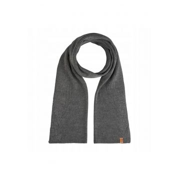 Esarfa pentru barbati - Brodrene - Oie - gri inchis - One size