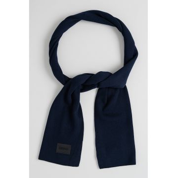 Fular cu logo Zevon - Bleumarin