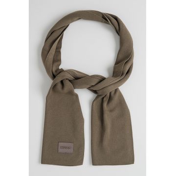 Fular cu logo Zevon - Grej