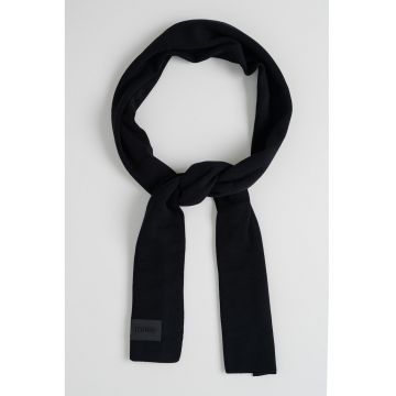 Fular cu logo Zevon - Negru