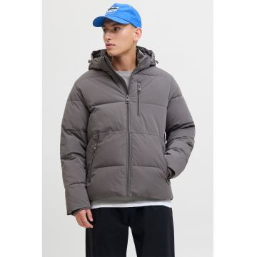 Geaca cu buzunare cu fermoar - Gri