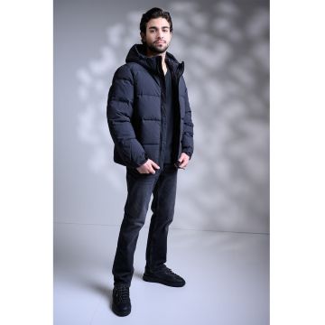 Geaca cu vatelina Oakfield - Negru stins