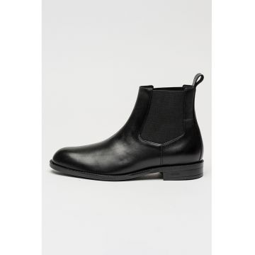 Ghete Chelsea de piele Tayil - Negru