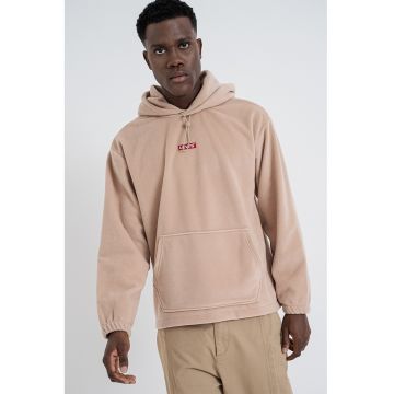 Hanorac cu buzunar kangaroo - Maro camel