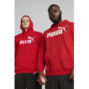 Hanorac cu imprimeu logo - Alb/Rosu vermillion