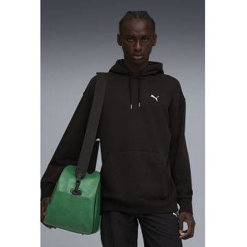 Hanorac relaxed-fit cu buzunar kangaroo ESS - Negru