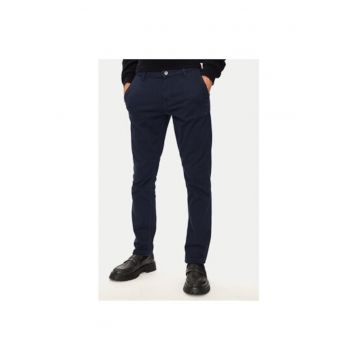 Pantaloni barbati -  304464478 - Bumbac - 46793 - Albastru